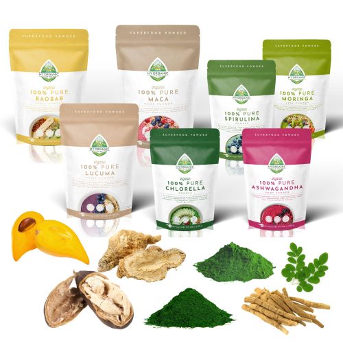 Nahrungsergänzung sinnvoll einsetzen – Immunsystem, Energie & Balance mit Maca, Lucuma, Spirulina, Chlorella, Ashwagandha, Moringa & Baobab | My Organic Tribe